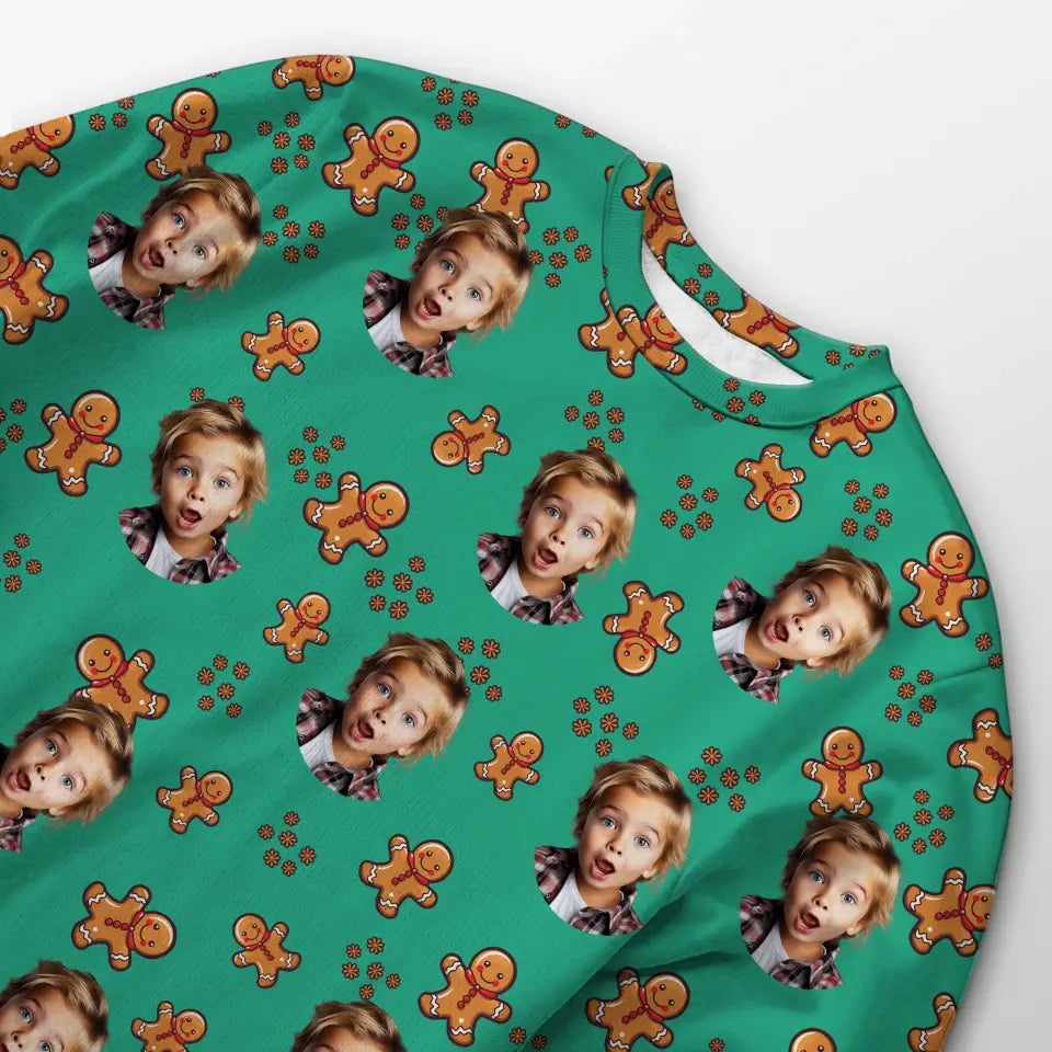 Custom Your Own Christmas Sweater With Your Loved One Face