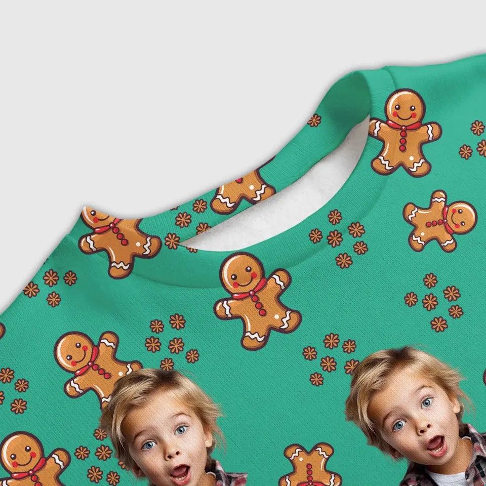 Custom Your Own Christmas Sweater With Your Loved One Face