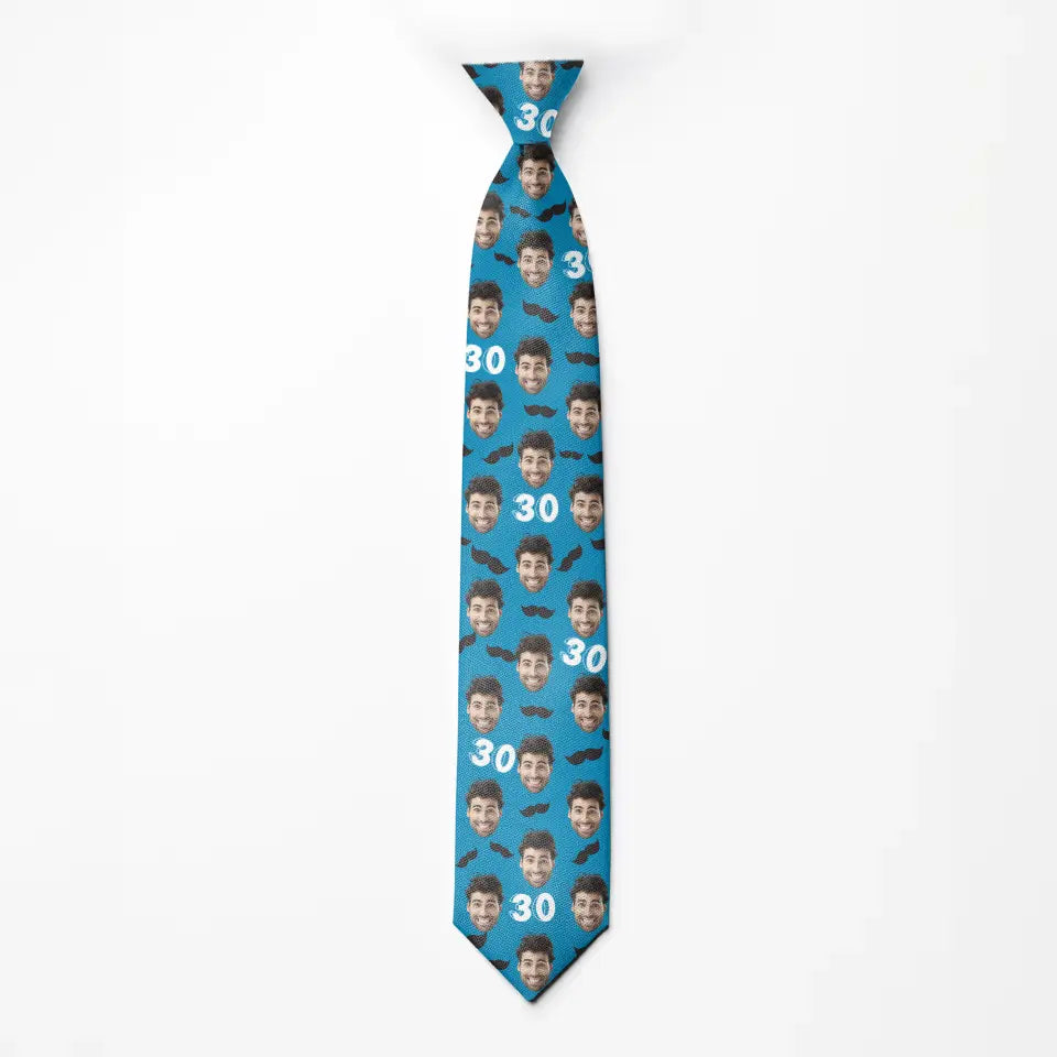 Personalized Birthday Necktie Up To 300 Combinations