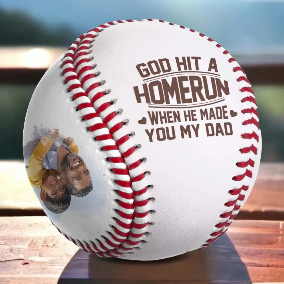 Personalized Photo Baseball Ball, Fathers Day Gifts