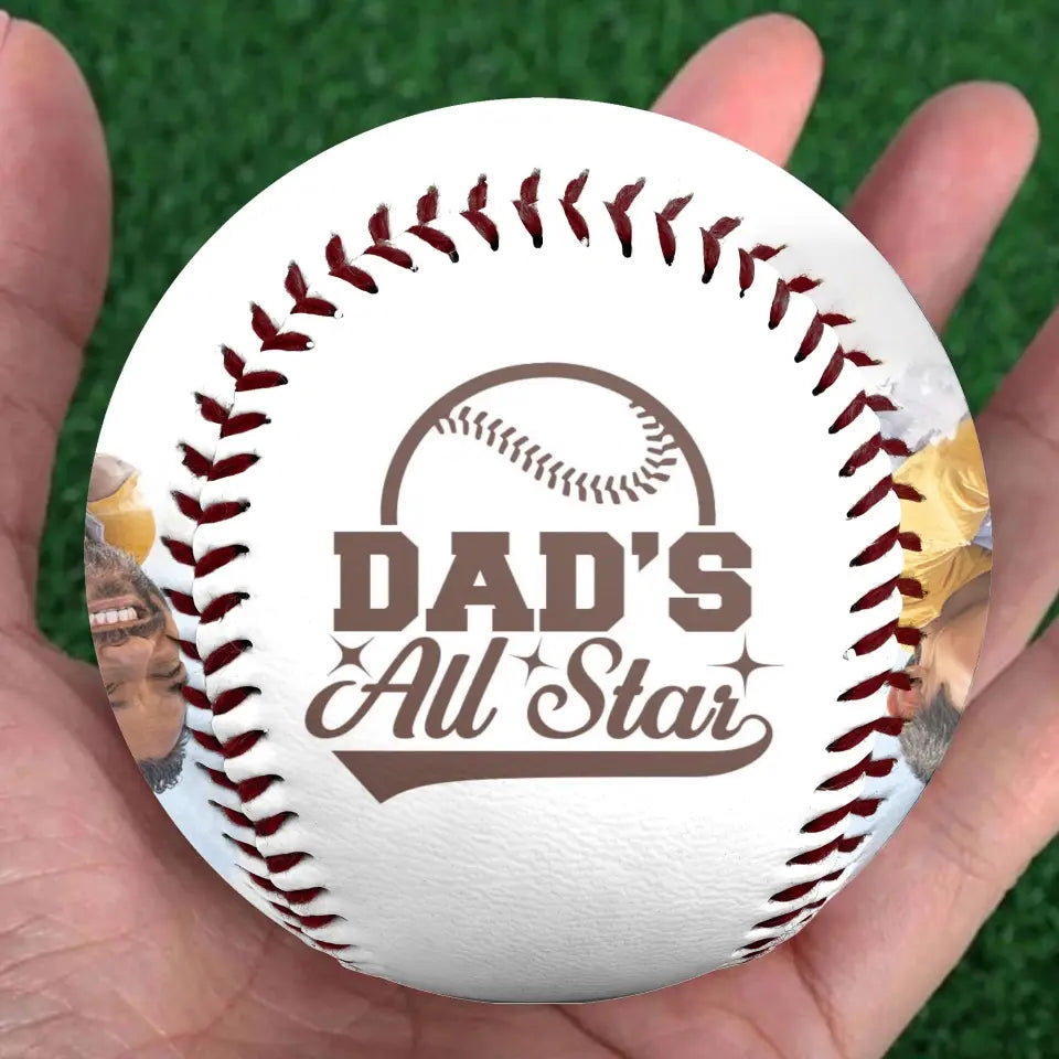 Personalized Photo Baseball Ball, Fathers Day Gifts