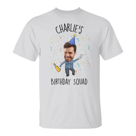 Custom Birthday T-shirt For Squad