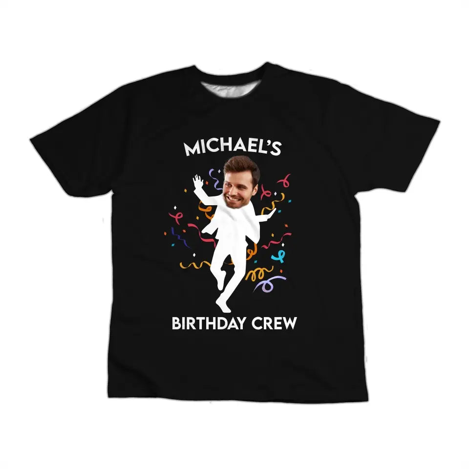 Personalized Birthday Shirt - Custom Face and Name