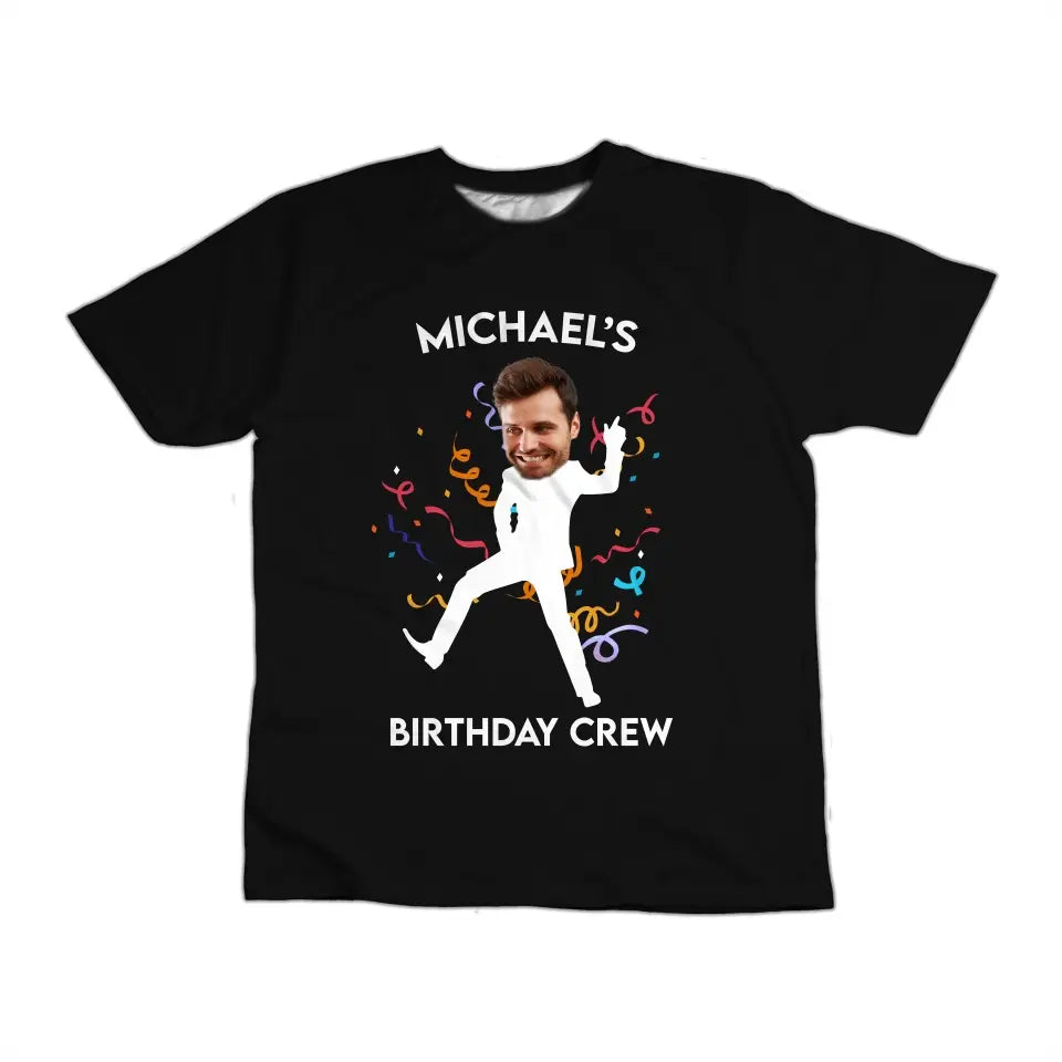 Personalized Birthday Shirt - Custom Face and Name