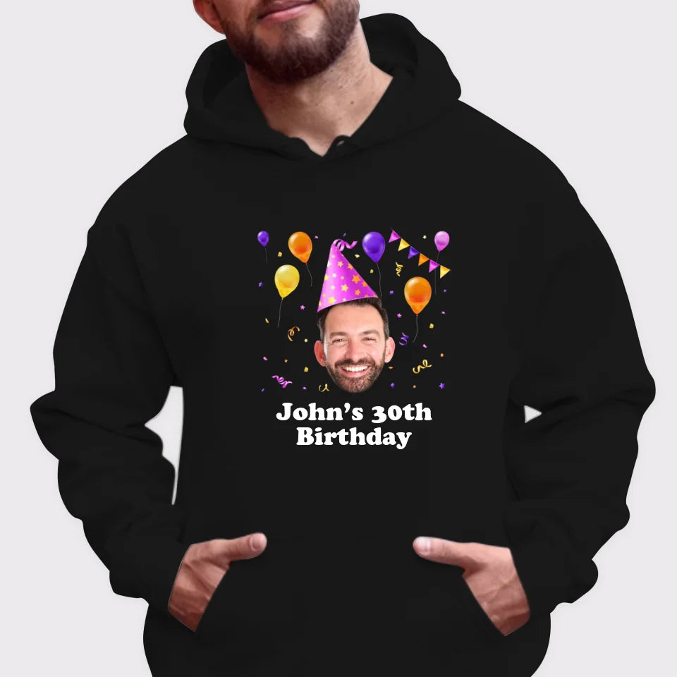 Custom Birthday Face Shirt