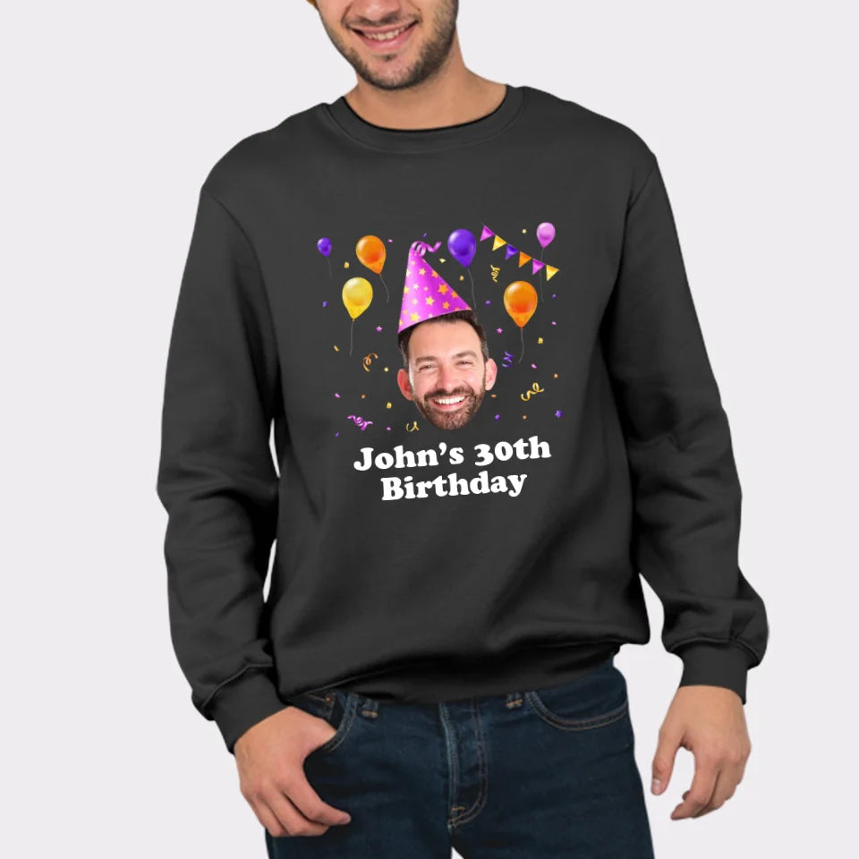 Custom Birthday Face Shirt