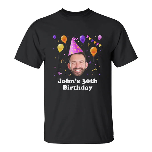 Custom Birthday Face Shirt