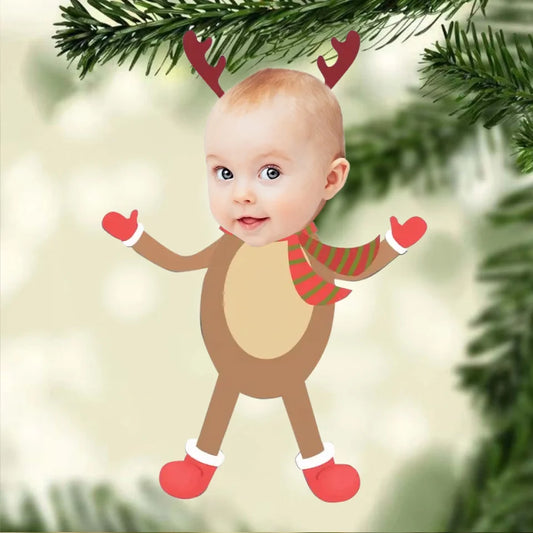 Personalized Kid Christmas Ornament