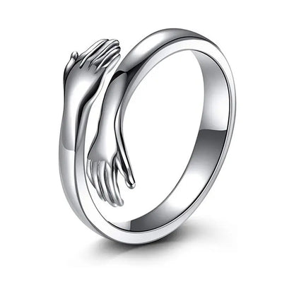 Silver Hug Ring S925 Adjustable Size