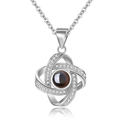 Personalized Photo Diamond Necklace